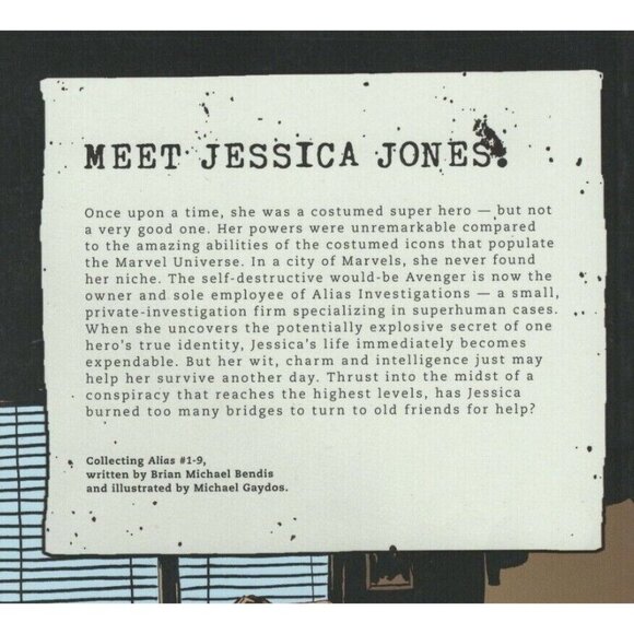 Jessica Jones Alias MAX Bendis Gaydos Vol. 1 Comic Explicit Content Graphic Book - Picture 7 of 10